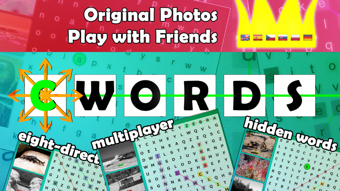 cWords - search hidden words puzzle with pictures