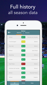 Bolivia Professional Football League LFPB screenshot