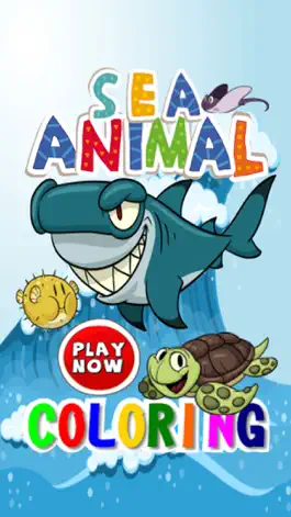 Game screenshot Sea animals shark turtle doodles coloring book kid mod apk