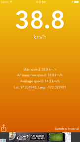 Simple Speed Meter screenshot
