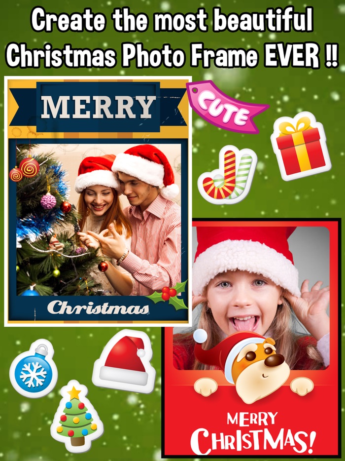 Christmas Frames Collage