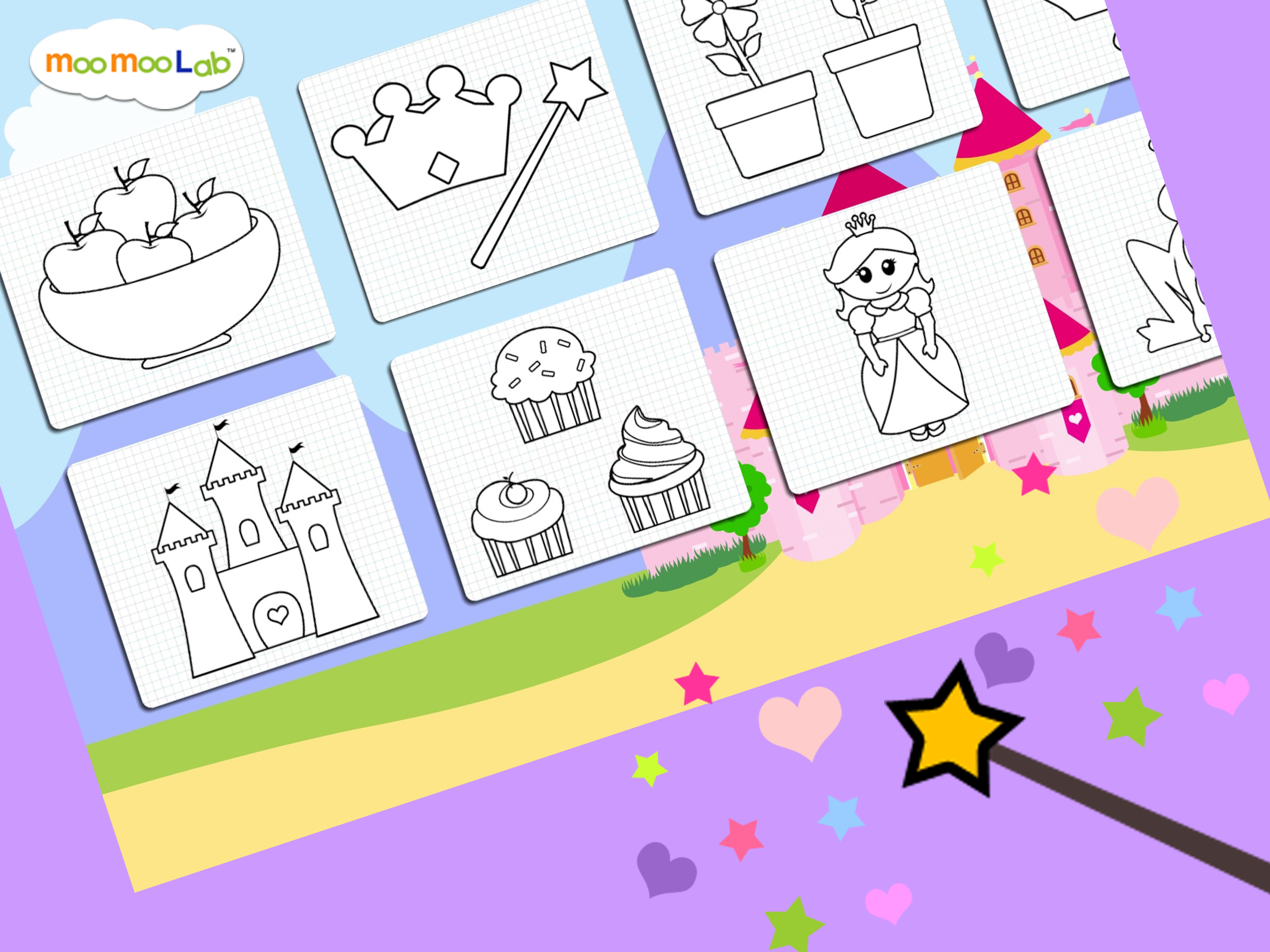 Princess Sticker Games and Activities for Kids screenshot 8