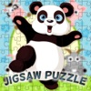 動物のジグソー パズル ゲーム子供たちのカラフルです