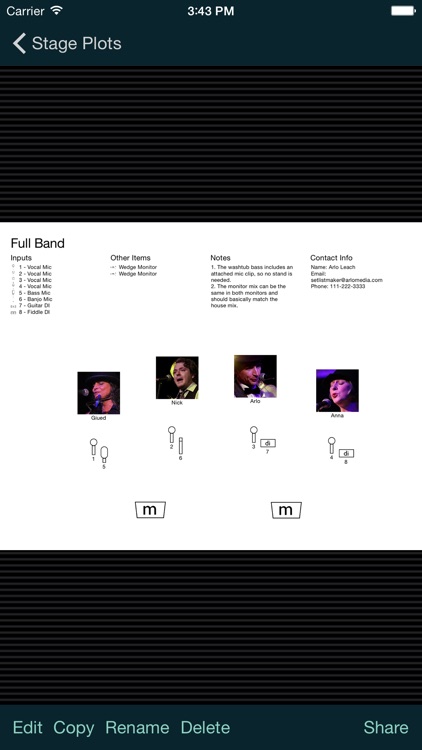 Stage Plot Maker