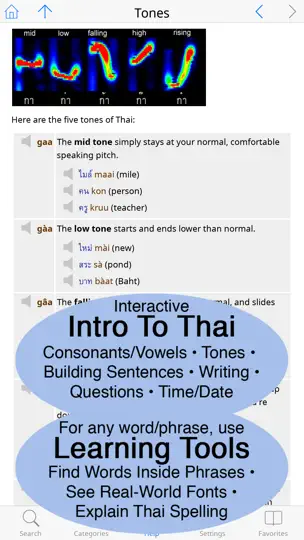 Screenshot von Talking Thai <> English Dictionary+Phrasebook auf dem iPhone 3