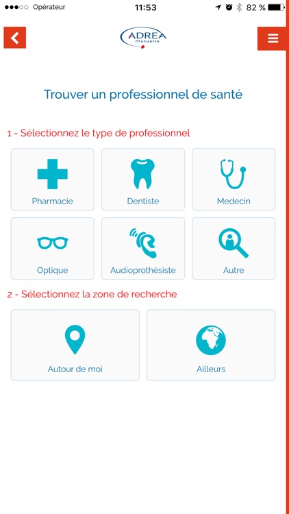 ADREA Mutuelle - Mon espace