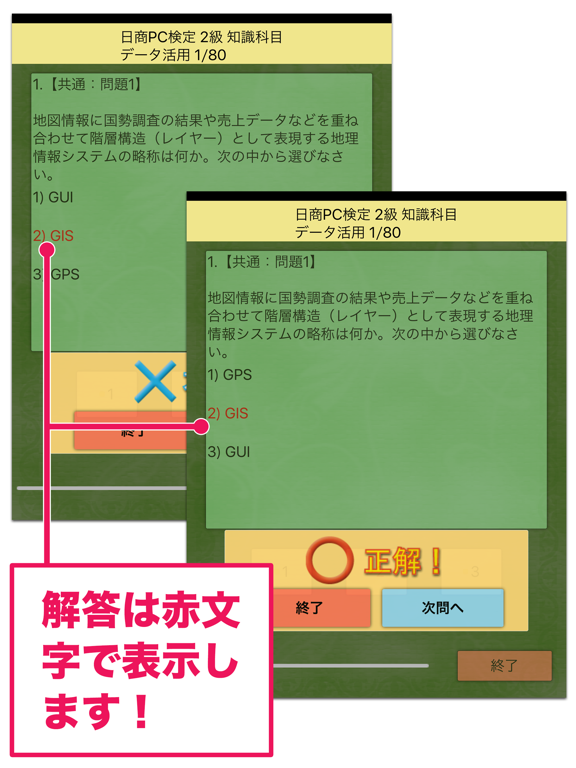 日商PC検定試験 2級 知識科目 データ活用 【富士通FOM】のおすすめ画像4