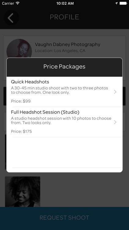 ShootMe - On Demand Photoshoot