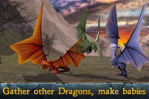 Fantasy Dragon Simulator 3D Full screenshot 2