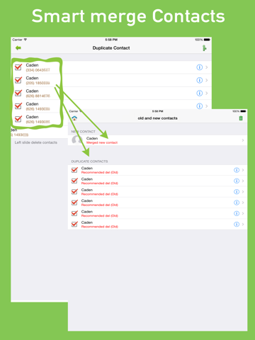 Screenshot #5 pour MyCleaner - clean contacts