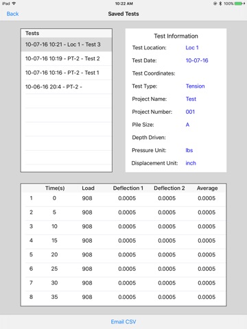 Wireless Pile Load Test screenshot 3