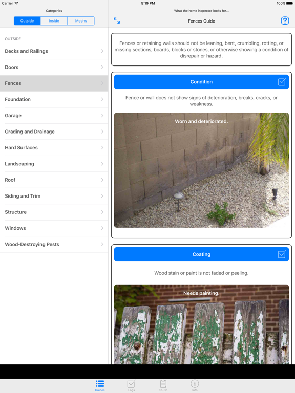 Screenshot #5 pour Home Inspection Ready - House Inspector Checklist