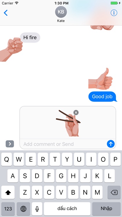 Finger Sign - Fx Sticker