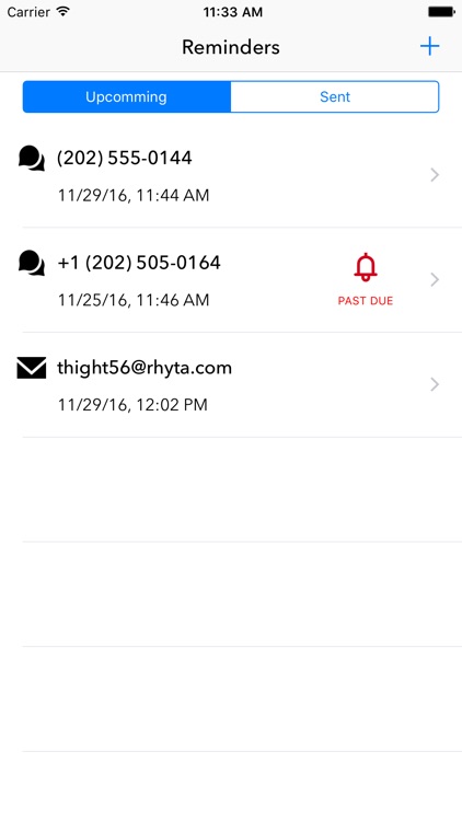 Schedule text email messages - SMS scheduler