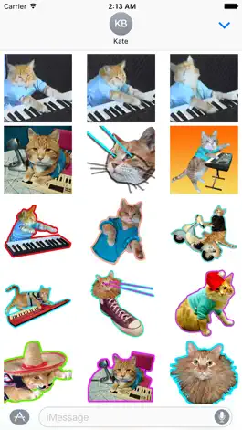 Game screenshot Keyboard Cat Stickers! apk