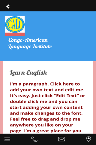 Congo American Language Instit screenshot 3