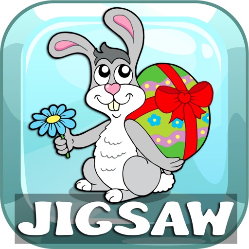 Happy Easter Jigsaw Puzzles HD Games Free For Kids icon