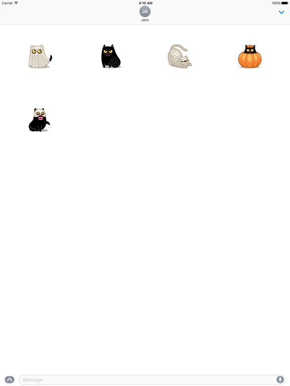 Screenshot #5 pour Costume Cat Premium Sticker Pack