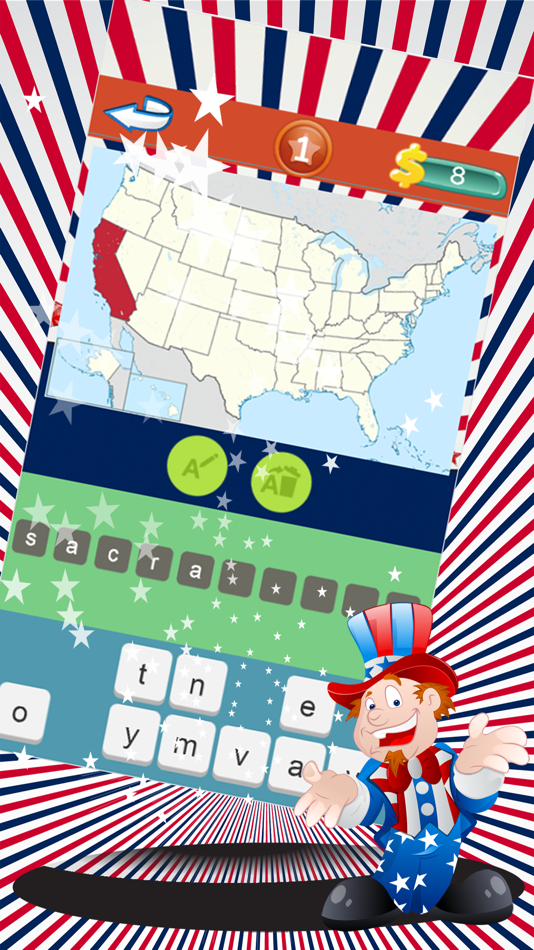 #5. Guess The Flag And Geography Map Of 50 US States (iOS) 由: Perachai Wongsinwises