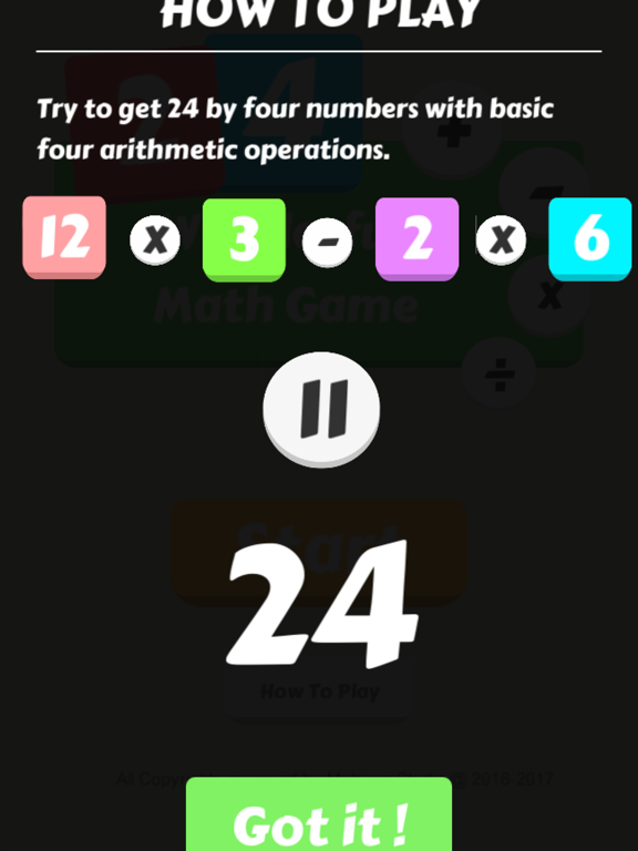 Screenshot #6 pour 24 - Classical Math Game