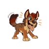 Takoda wolf Sticker for iMessage