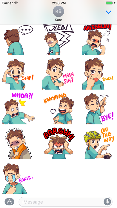 Masbro Stickers のスクリーンショット