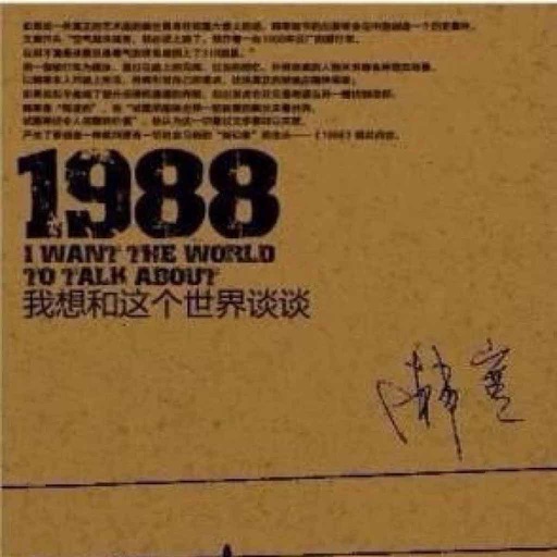 1988：我想和这个世界谈谈 icon