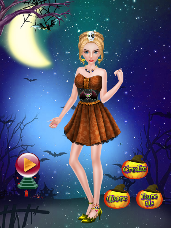 Screenshot #4 pour Halloween Spooky Monster - Dressup Makeup salon