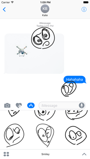 Smiley - cute funny photo stickers