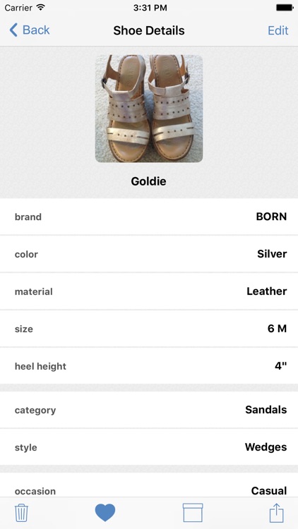 myShoeCache: Shoe Organizer screenshot-3