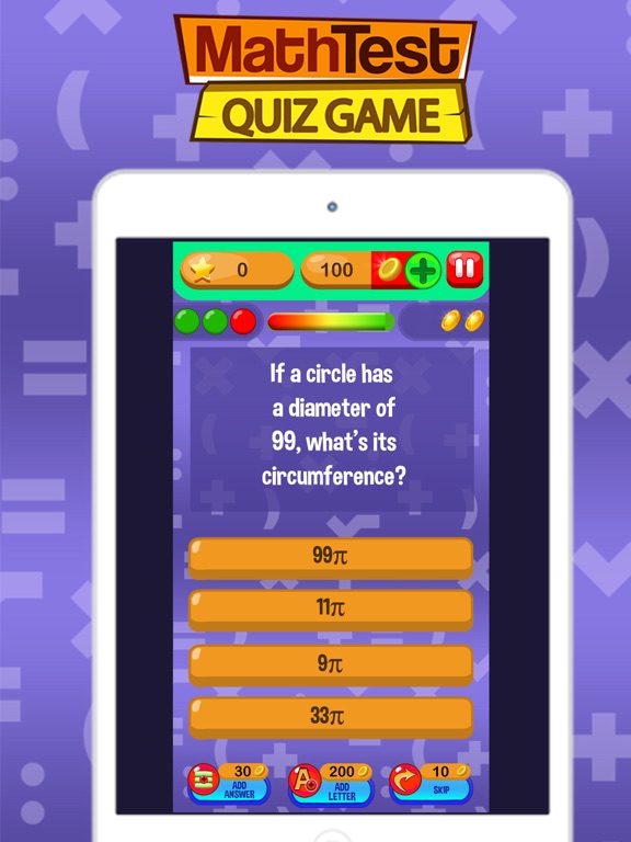 Screenshot #6 pour Les Maths Quiz – Gratuit Test Éducatif