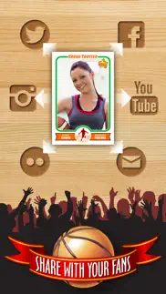 basketball card maker (ad free) - make your own custom basketball cards with starr cards iphone screenshot 4
