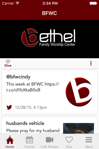 Bethel Family Worship Center screenshot 2