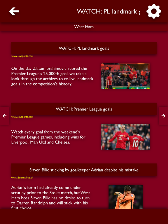 Screenshot #6 pour All The News - West Ham United Edition