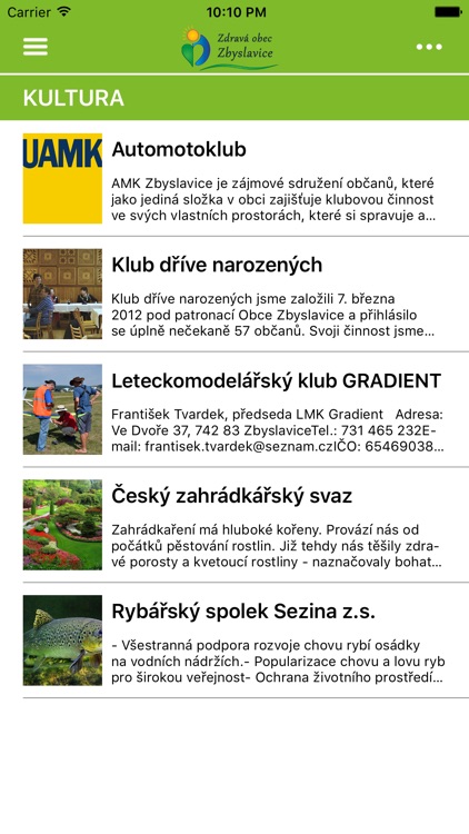 Obec Zbyslavice screenshot-3