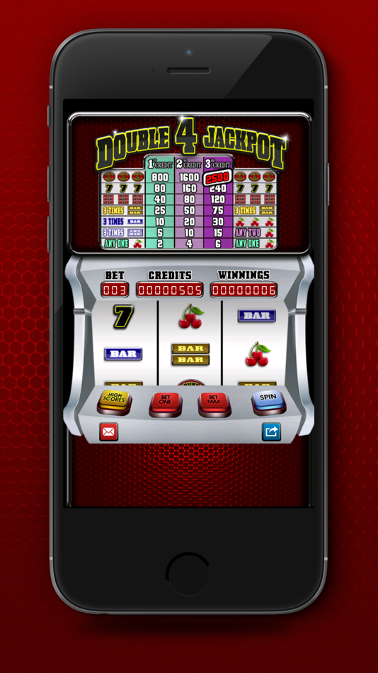 #3. Double 4 Jackpot Slot Machine (iOS) 由: NCN-NetConsulting GesmbH