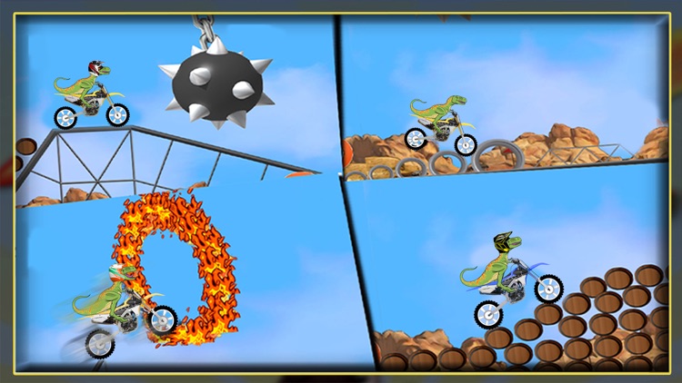 Dino Stunts ride : Moto x bike Jurassic Pro screenshot-4
