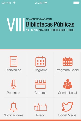 8Congreso Bibliotecas Públicas screenshot 2
