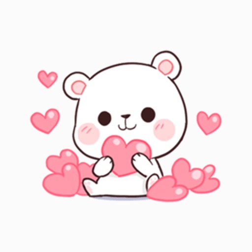 Lovely Bear Couple Stickers icon