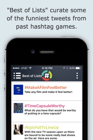 Hashtag Roundup screenshot 3