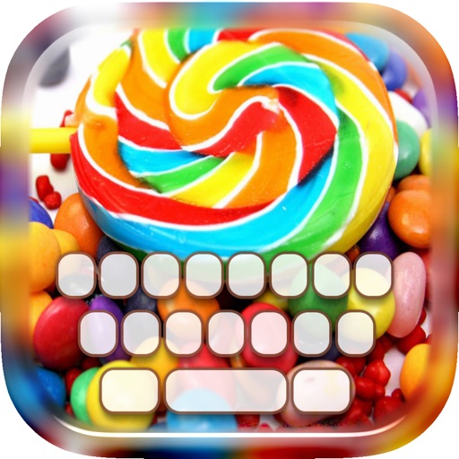 Keyboard – Candy : Custom Color & Wallpaper Cute Themes Design For Sweets icon