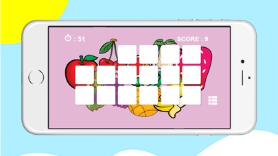 Fruit matching memory games for preschoolers 1.1.0 IOS -
