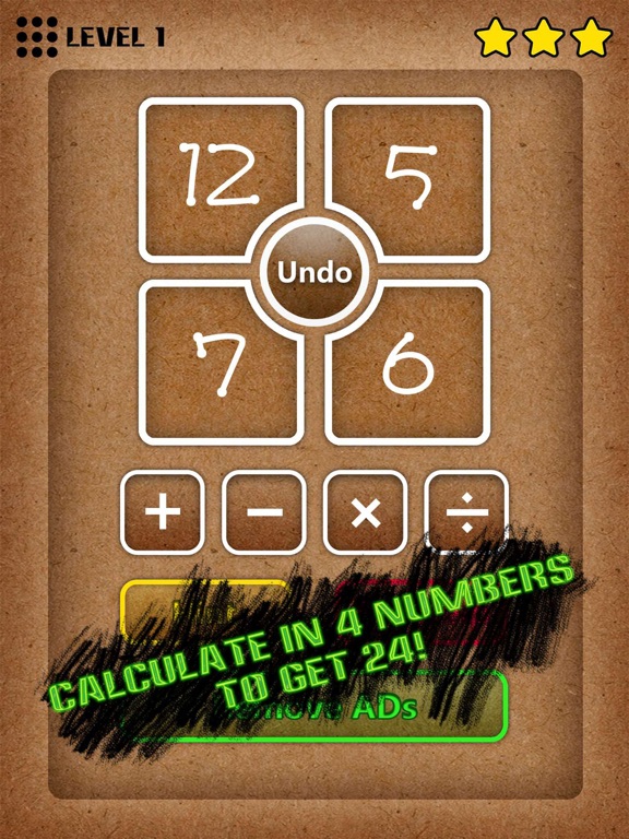 Screenshot #4 pour Calc 24 Points - Math Card Quiz, Train Mental Mind