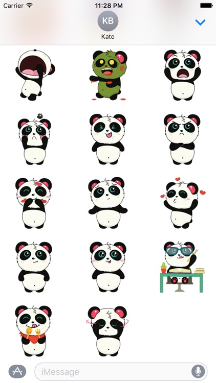 Kute Panda Sticker