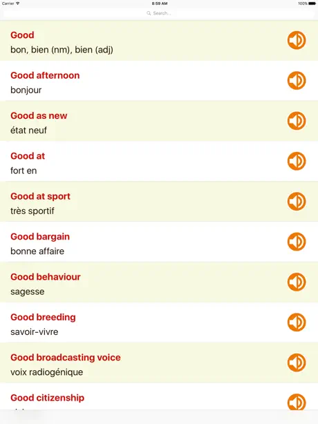 English French Dictionary Offline For Ipad