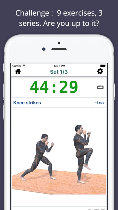 Screenshot #2 pour Shadow Fighting Workout Challenge - Get stronger