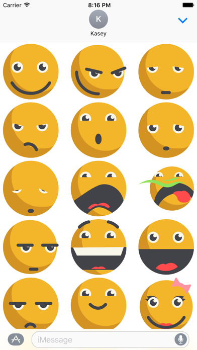 Screenshot #1 pour Emoji Autocollants