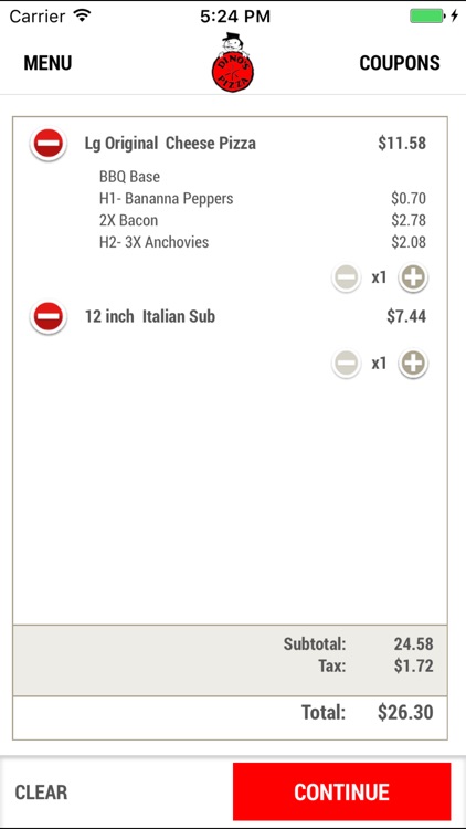 Dino's Pizza App screenshot-4