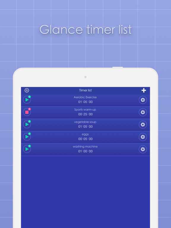 Timer Task iPad screenshot