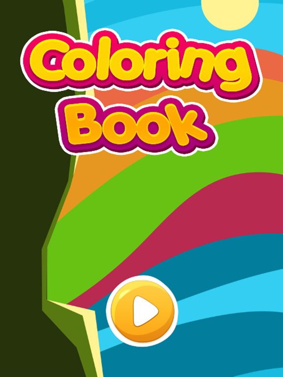 Little Dinosaur Coloring Pages Kids Painting Games iPad screenshot